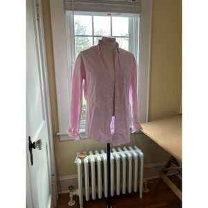 Amazon Essentials Pink long sleeve button down‎ shirt